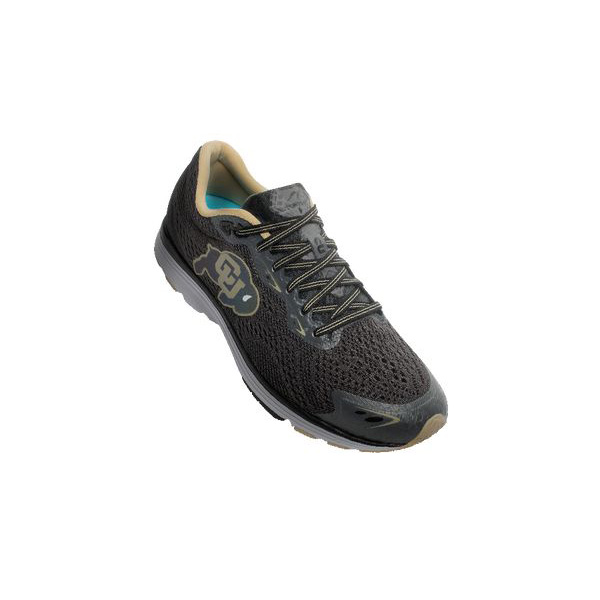 Black / Gold / White Women's Newton Running CU Buffalo Special Edition Running Shoes | NZ-39274