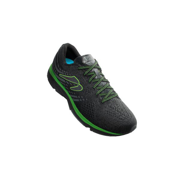 Black / Green Men's Newton Running Kismet 7 Running Shoes | NZ-578620