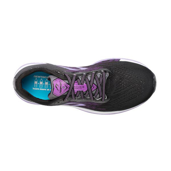 Black / Purple / White Women's Newton Running Motion 10 Running Shoes | NZ-402751