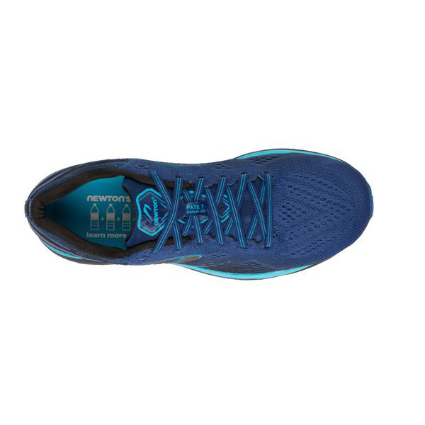 Blue / Black Men's Newton Running Fate 7 Running Shoes | NZ-532089