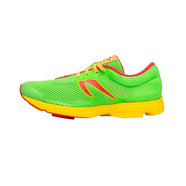 Green / Red / Yellow Men\'s Newton Running Distance Elite Running Shoes | NZ-89761