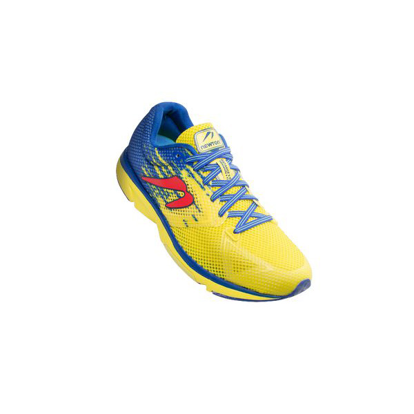 Yellow / Blue / Orange Men's Newton Running Distance S 10 Running Shoes | NZ-561703